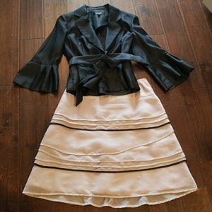 Nine West Dusty pink skirt with marching top